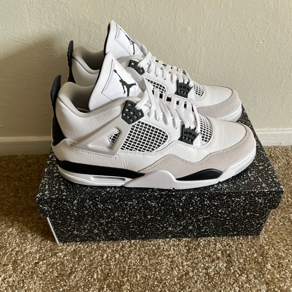 Jordan 4 Military Black Shoes